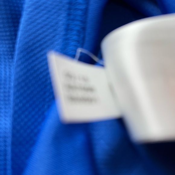 Adidas Climalite Men's Blue and Black Gradient Athletic Tee - made in Portugal - Picture 3 of 8